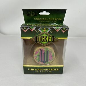 Wicked The Movie USB Wall Charger NEW